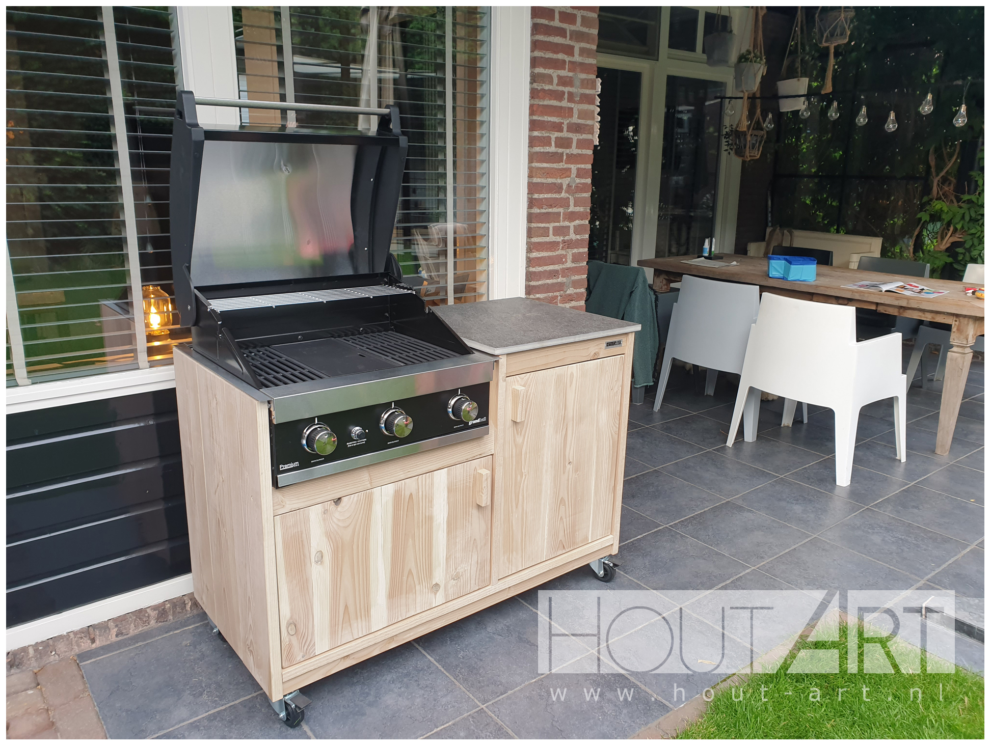 Buitenkeuken enkel luxe lades voor Grandhall Premium G3 en G4.