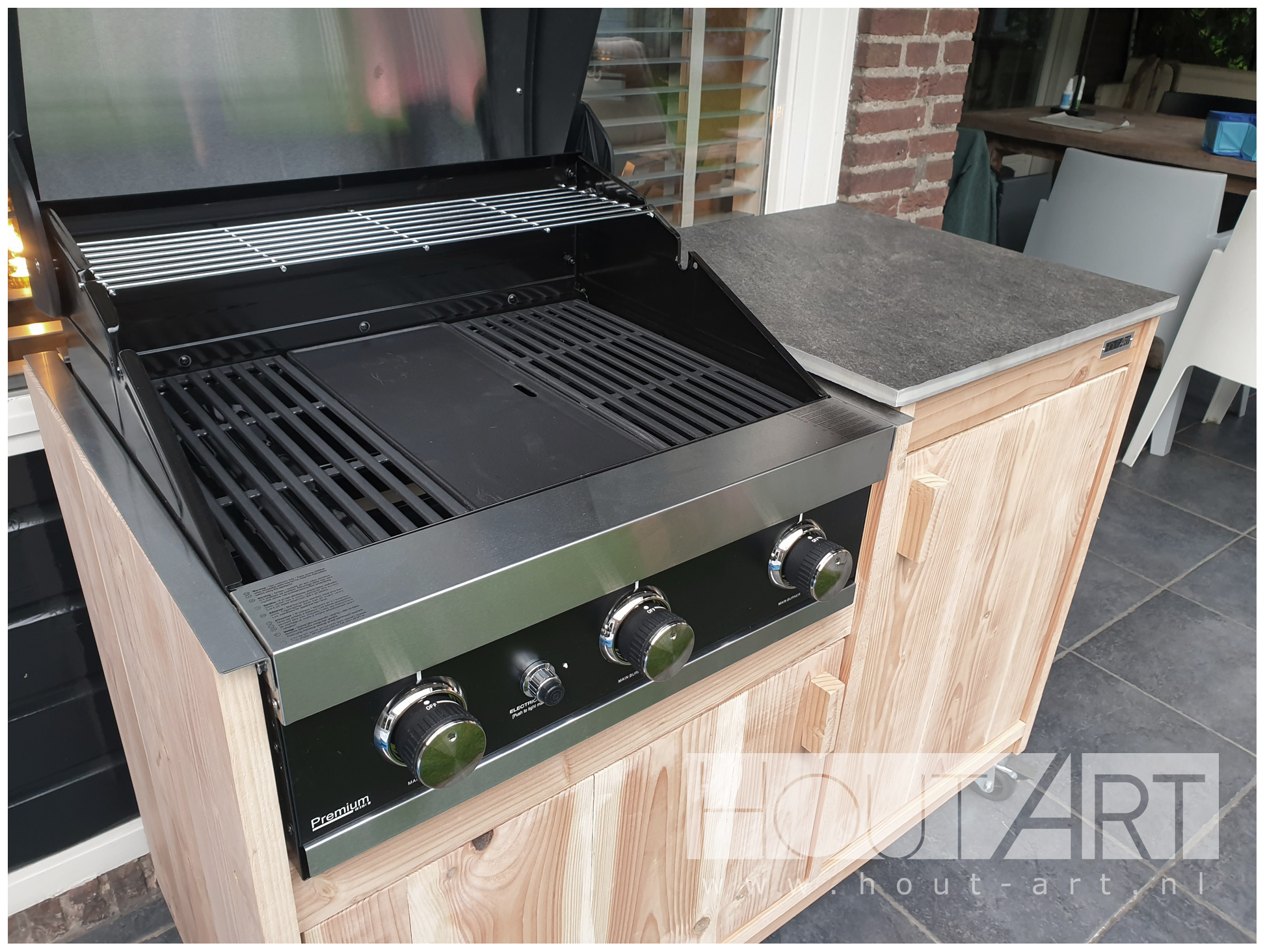 Buitenkeuken enkel luxe lades voor Grandhall Premium G3 en G4.