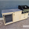 Buitenkeuken fridge asymmetrisch voor grandhall premium g3 en g4 van Hout-Art.