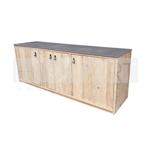 Buitenkeuken kast met deuren