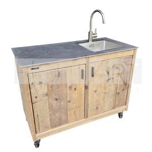 Buitenkeuken losse kast dubbel CLEAN
