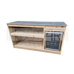 Buitenkeuken losse kast legplank FRIDGE