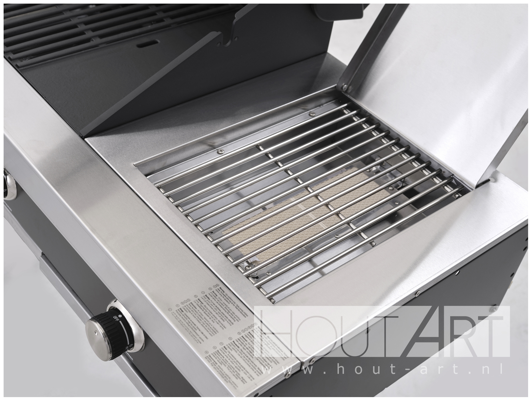 Inbouw BBQ Grandhall Premium G3 Plus van Hout-Art.