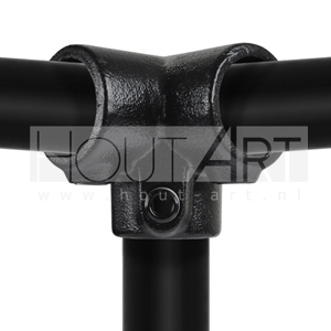 Steigerbuis koppeling 3-weg zwart Type 18