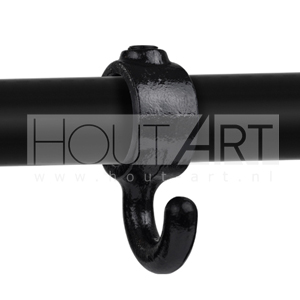 Steigerbuis koppeling haak voor zwart Type 64