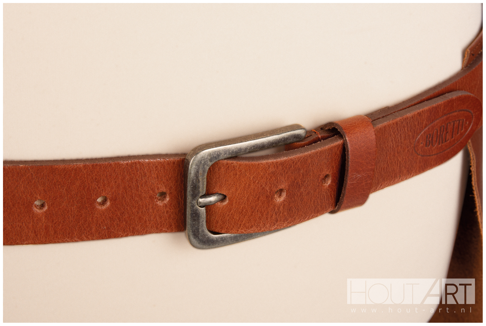 BBQ Boretti lederen schort, sloof Gianni van Hout-Art.