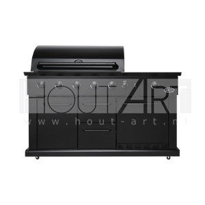 Boretti Buitenkeuken Luciano Nero met koelkast