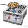 Inbouw BBQ Napoleon 700-serie dubbele hoofdbrander van Hout-Art.