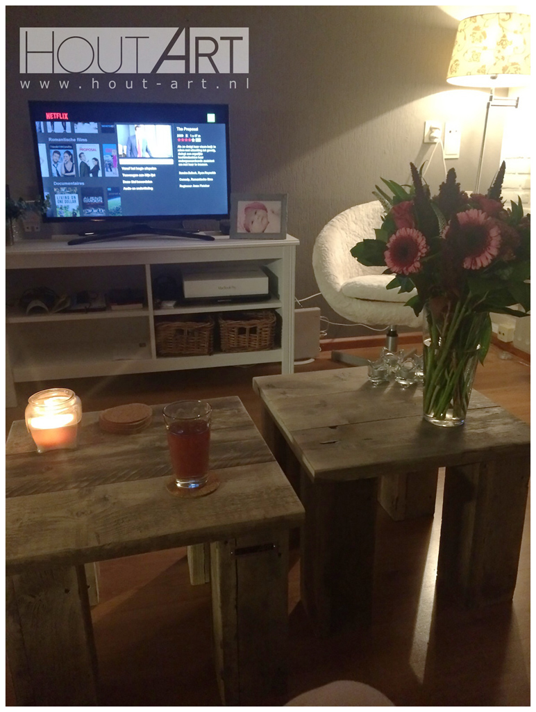 Salontafel bsc steigerhout van Hout-Art.