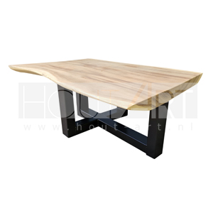 Salontafel dubbele u asymmetrisch met suar