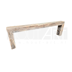 Sidetable Robby oud eiken spoorbiels