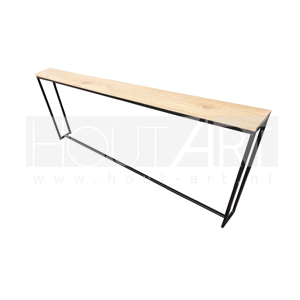 Sidetable stalen frame eiken