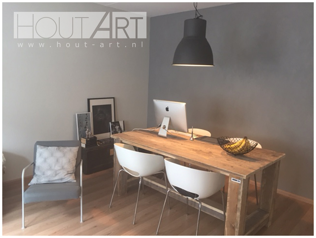 Tafel kloostertafel XL steigerhout van Hout-Art.