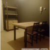 Eettafel tafel N-poot staal met steigerhout van Hout-Art.
