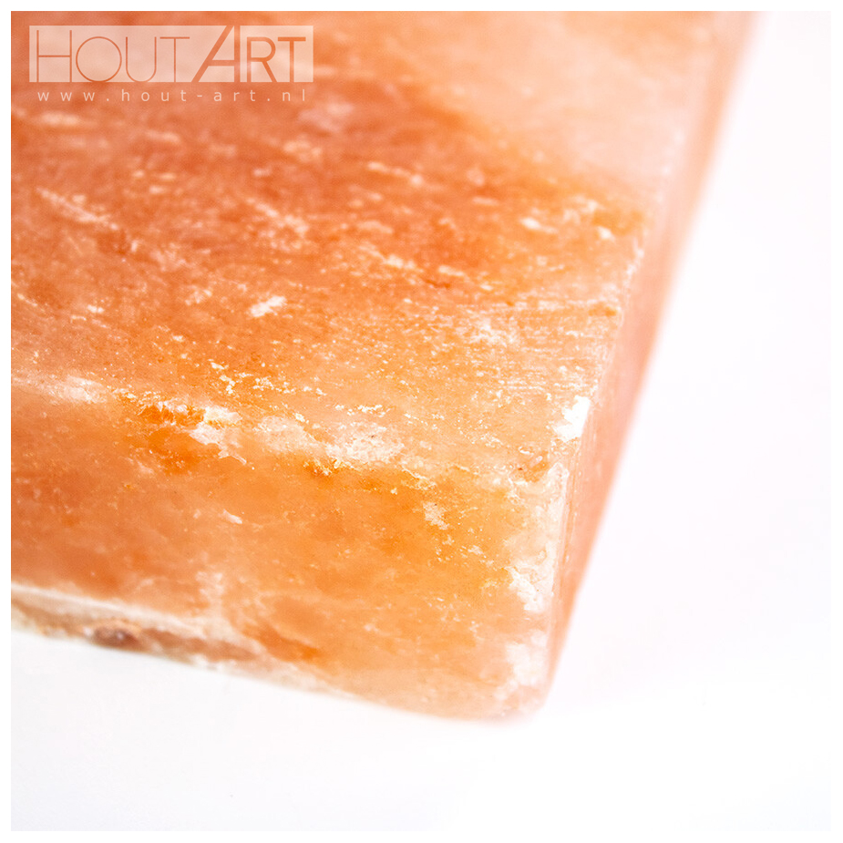 Yakiniku BBQ Himalaya zoutsteen met houder van Hout-Art.