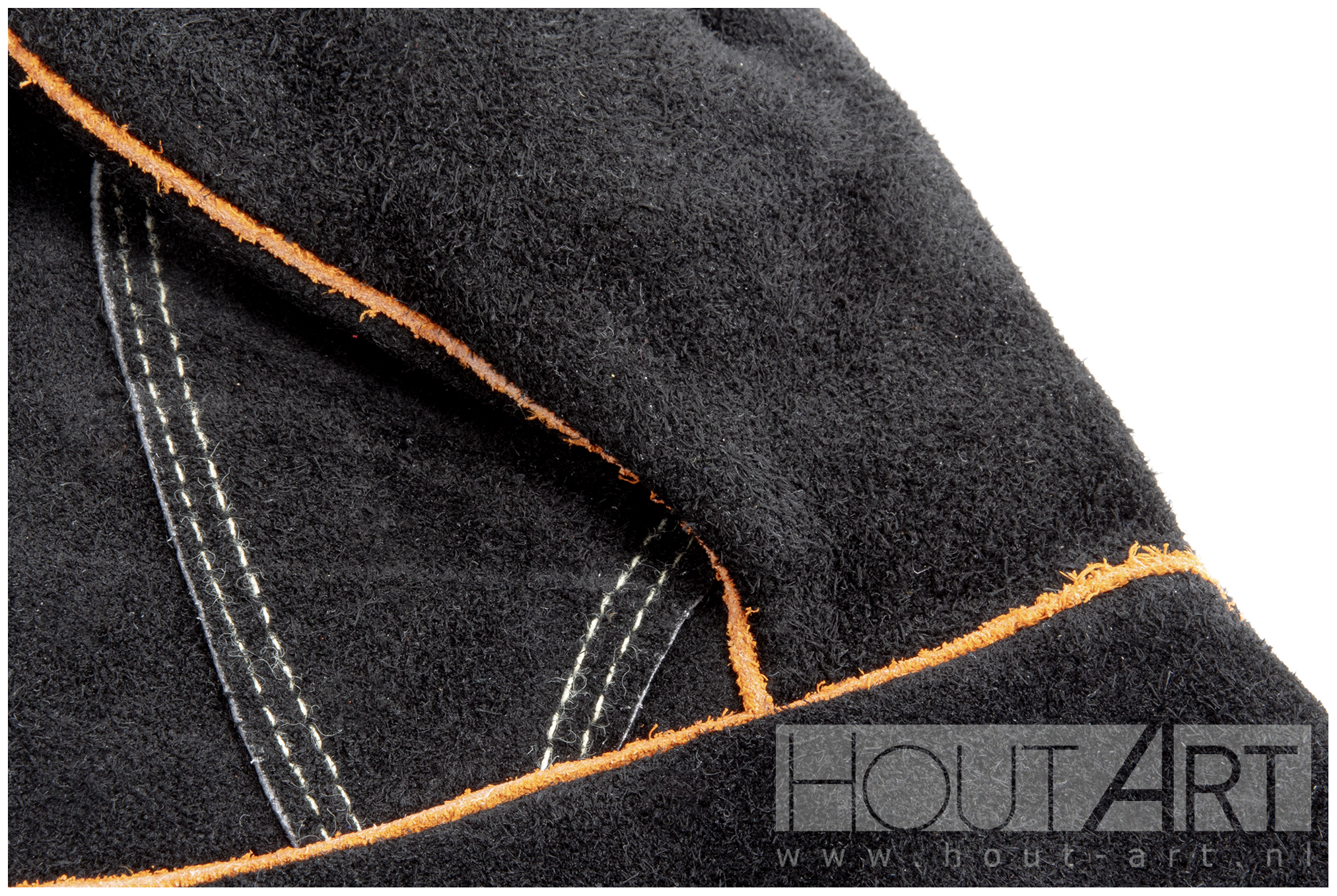 Boretti BBQ handschoenen leer leder set zwart van Hout-Art,