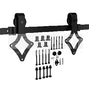 Loft deur rail systeem aas