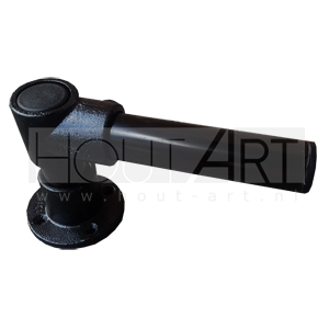 WC-rol houder zwarte steigerbuis