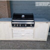 Buitenkeuken luxe dubbel grandhall g5 premium maxim en elite van Hout-Art.
