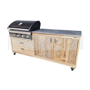 Buitenkeuken luxe asymmetrisch voor Grandhall / Grandpro G5 Maxim/Elite