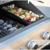 Grandhall BBQ charcoal en smoker inzet rvs van Hout-Art.
