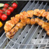 BBQ spies spiesen grillen, grillspies flexibel RVS van Hout-Art.