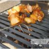 BBQ spies spiesen grillen, grillspies flexibel RVS van Hout-Art.