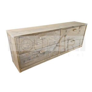 Dressoir steigerhout lades dubbel
