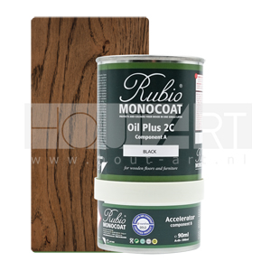 Rubio olie Plus 2C – Transparant black 390ml