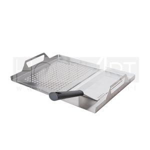 Boretti BBQ 2-in-1 Grilltray met spatel BBA135