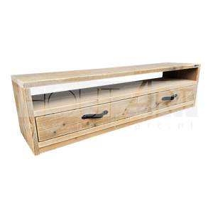 Tv-Meubel steigerhout lades en open vak