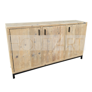 Dressoir steigerhout deuren met stalen onderframe
