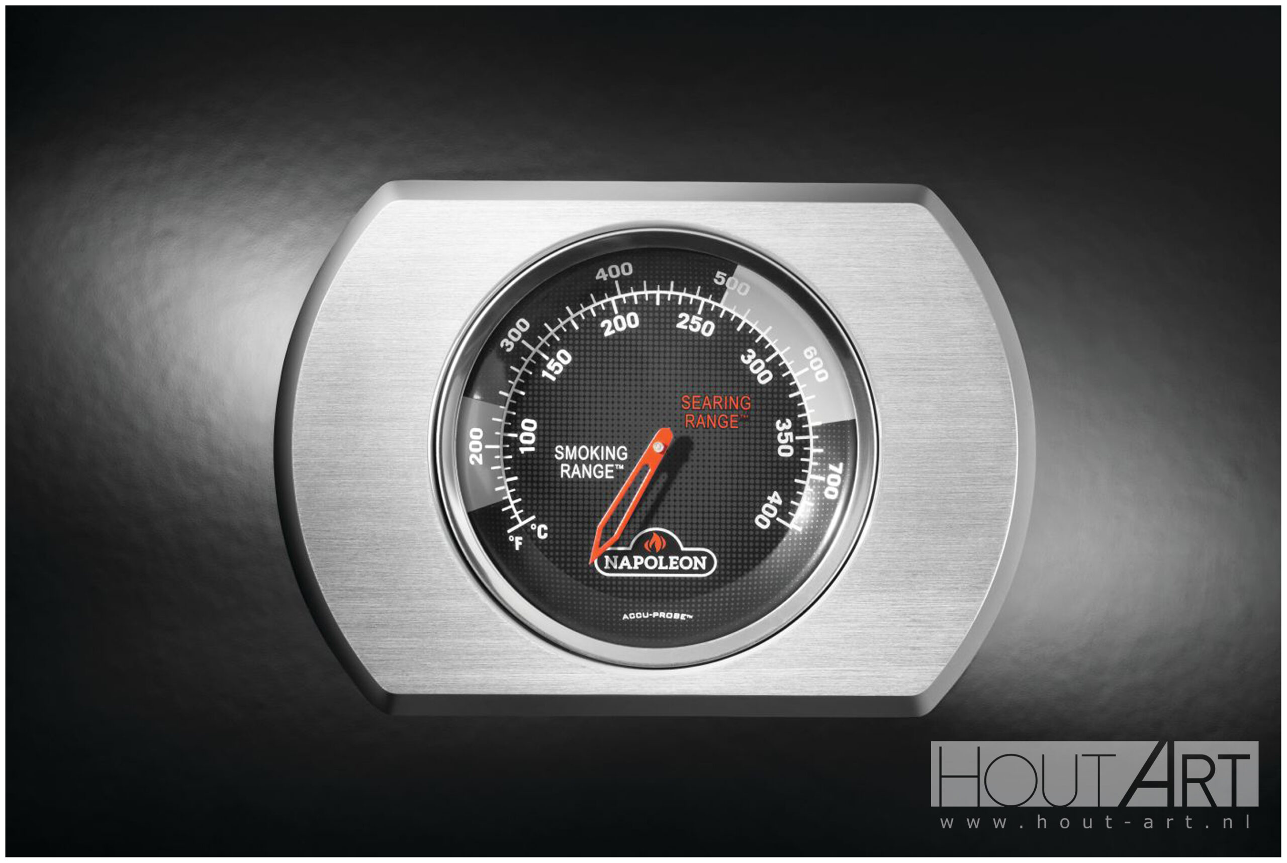 BBQ Napoleon Rogue-PRO S Zwart van Hout-Art.