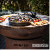 Bonfeu BonBiza haard buitenkeuken bakken zwart BBQ van Hout-Art.