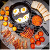 Bonfeu BonBiza haard buitenkeuken bakken zwart BBQ van Hout-Art.