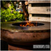 Bonfeu BonBiza haard buitenkeuken bakken zwart BBQ van Hout-Art.