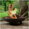 Vuurschaal Bonfeu BonBowl plus Firebowl cortenstaal van Hout-Art.