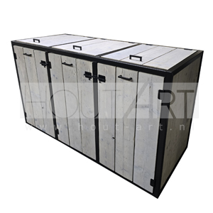 Kliko ombouw stalen frame met steigerhout