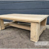 Salontafel kloostertafel kloosterframe xl steigerhout robuust van Hout-Art.