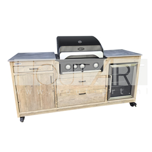 Buitenkeuken FRIDGE voor Boretti Leonardo Top